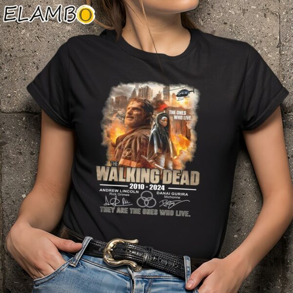The Walking Dead 2010 2024 They Are The One Who Live T Shirt Black Shirts 9