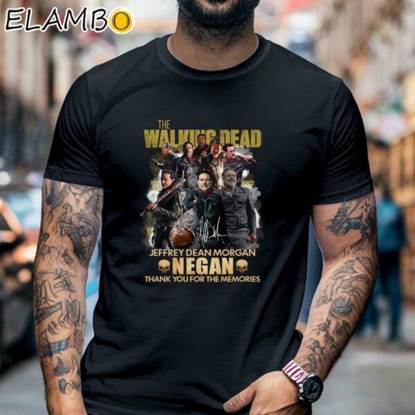The Walking Dead Negan Thank You For The Memories Signature Anniversary Shirt Black Shirt 6