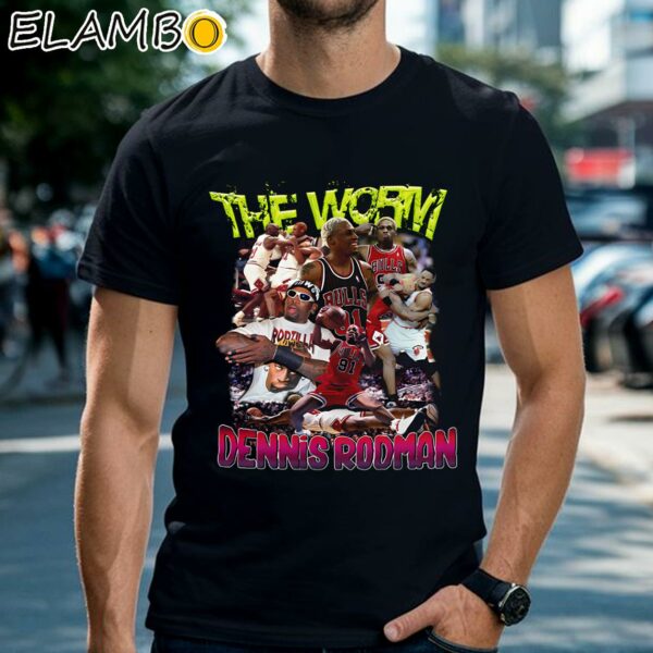 The Worm Dennis Rodman Vintage Shirt Black Shirts Shirt