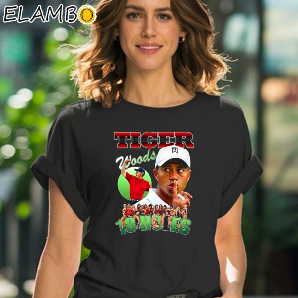 Tiger Woods 18 Holes Shirt Black Shirt 41