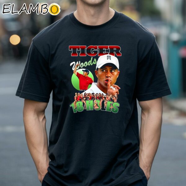 Tiger Woods 18 Holes Shirt Black Shirts 18