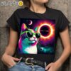 Total Solar Eclipse Cat Wearing Glasses April 8 2024 Shirt Black Shirts 9