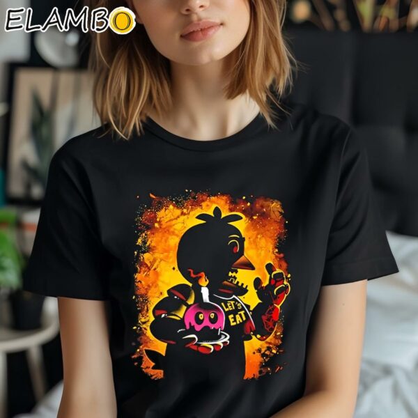 Toy Freddy Lets Eat Shirt Black Shirt Shirt