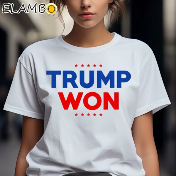 Travis Kelce Wearing Trump Won Shirt 2 Shirts 7
