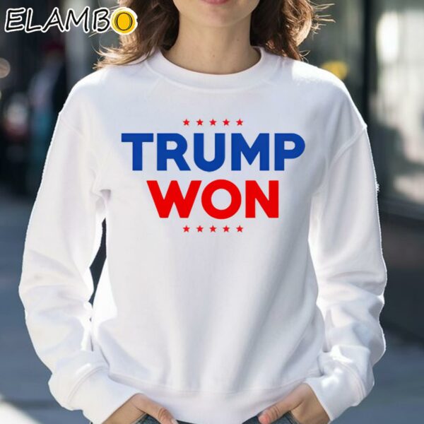 Travis Kelce Wearing Trump Won Shirt Sweatshirt 30