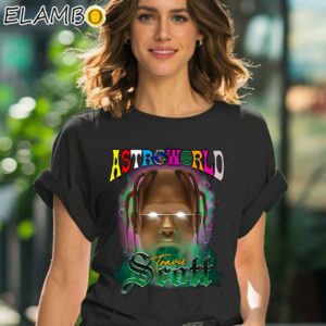 Travis Scott Astroworld Concert Official Tour Shirt Black Shirt 41
