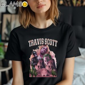 Travis Shirt Cactus Astroworld Scott Shirt Black Shirt Shirt