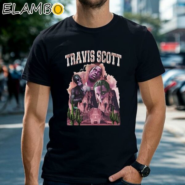 Travis Shirt Cactus Astroworld Scott Shirt Black Shirts Shirt
