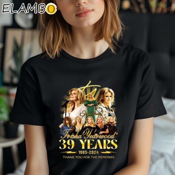 Trisha Yearwood 39 Years 1985 2024 Thank You For The Memories Shirt Black Shirt Shirt