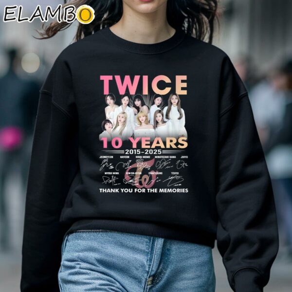 Twice 10 Years 2015 2025 Thank You For The Memories Shirt Sweatshirt 5