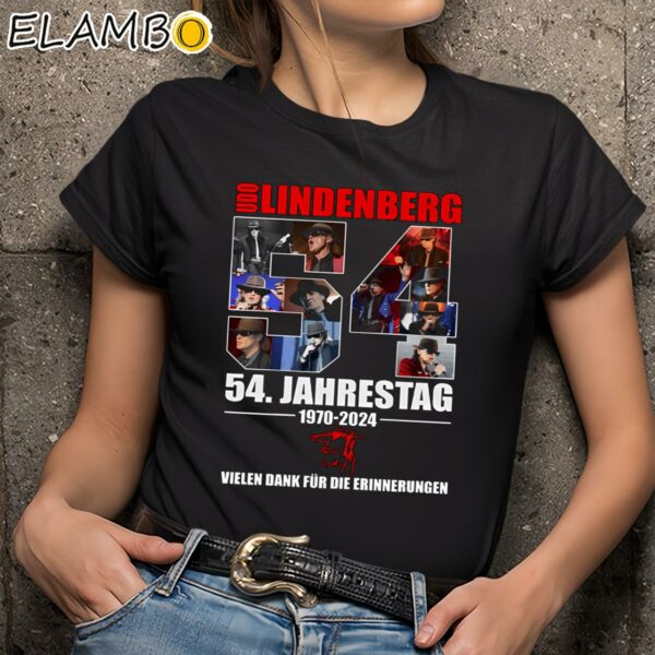 Udo Lindenberg 54 Jahrestag 1970 2024 Vielen Dank Fur Die Erinnerungen Shirt Black Shirts 9