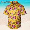 Unruly Outfitters Hawaiian Shirt for Mens Yellow Gun Button Down Shirts Funny Flower Hawaaian Shirt Hawaaian Shirt