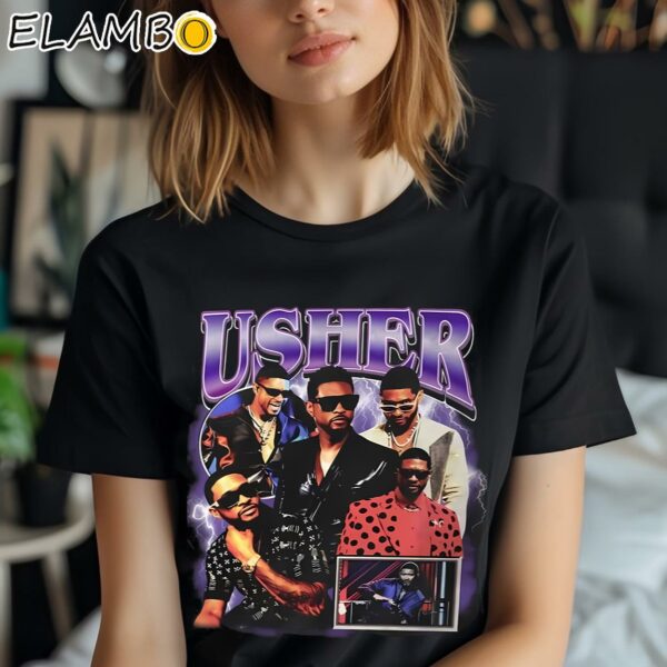 Ushers Rap Concert Tour Concert 2024 Shirt Black Shirt Shirt