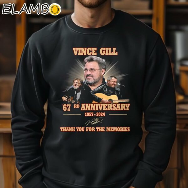 Vince Gill 67rd Anniversary 1957 2024 Thank You For The Memories Shirt Sweatshirt 11
