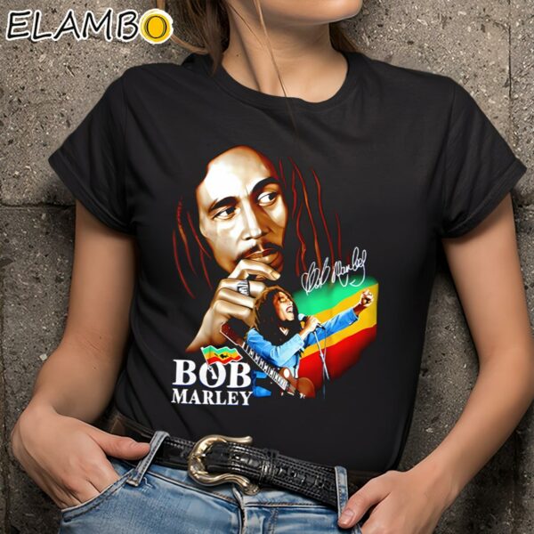 Vintage Bootleg Bob Marley Signature Shirt Black Shirts 9