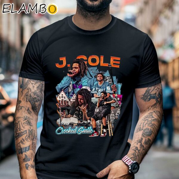 Vintage J Cole Shirt Rapper Music Gifts Black Shirt 6