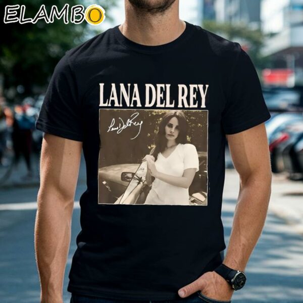 Vintage Lana Del Rey Signature Shirt Music Gifts Black Shirts Shirt