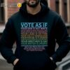 Vote As If Shirt LGBTQ Shirt Human Rights Shirt Hoodie Hoodie