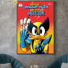 WHAT IF Donald Duck Became Wolverine 90th Anniversary Of Donald Poster Canvas