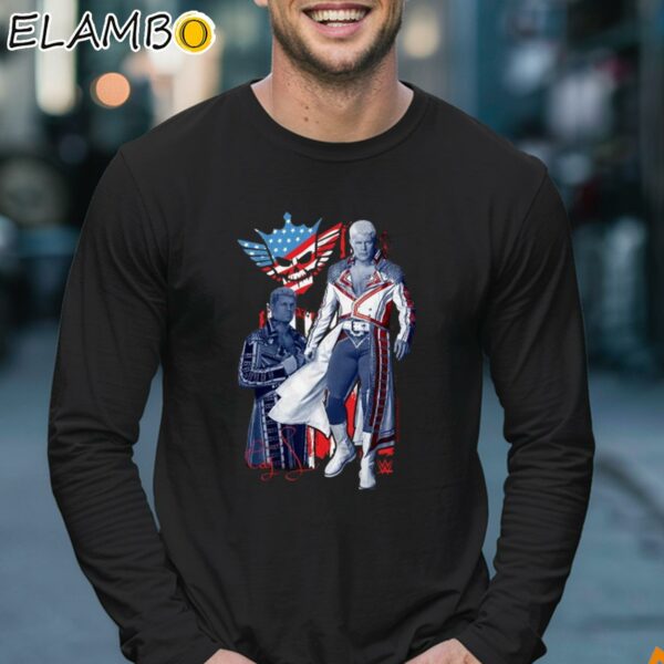 WWE Cody Rhodes American Nightmare Wrestling Americana Shirt Longsleeve 17