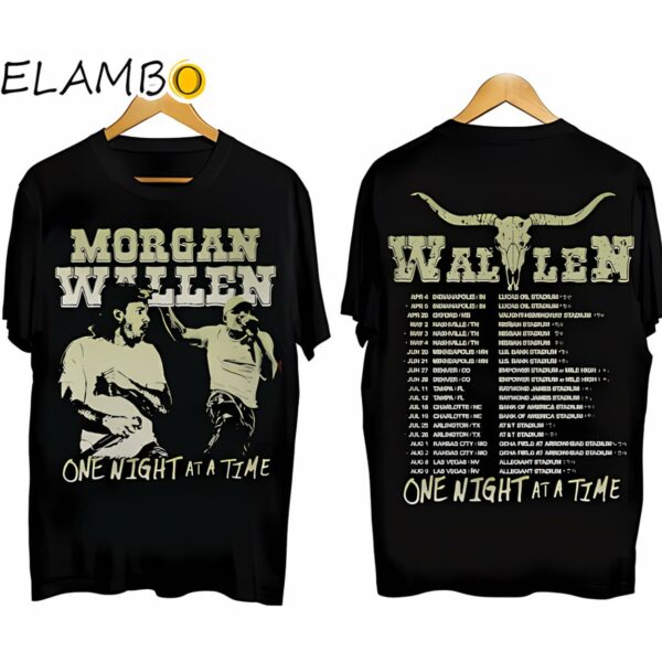 Wallen Western Tour One Night At A Time Tour 2024 Shirt Printed Printed