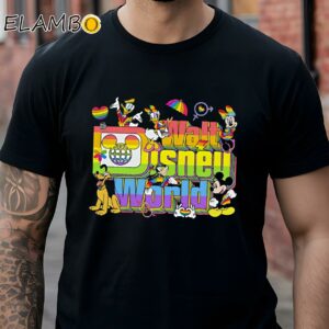 Walt Disney World Mickey Mouse Pride Tee Shirt LGBT Gifts Black Shirt Shirts