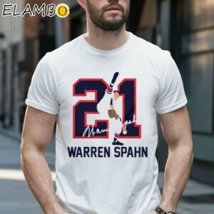 Warren Spahn Atlanta Braves Baseball Hall Of Fame Members Shirt