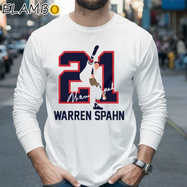 Warren Spahn Atlanta Braves Baseball Hall Of Fame Members Shirt Longsleeve 35