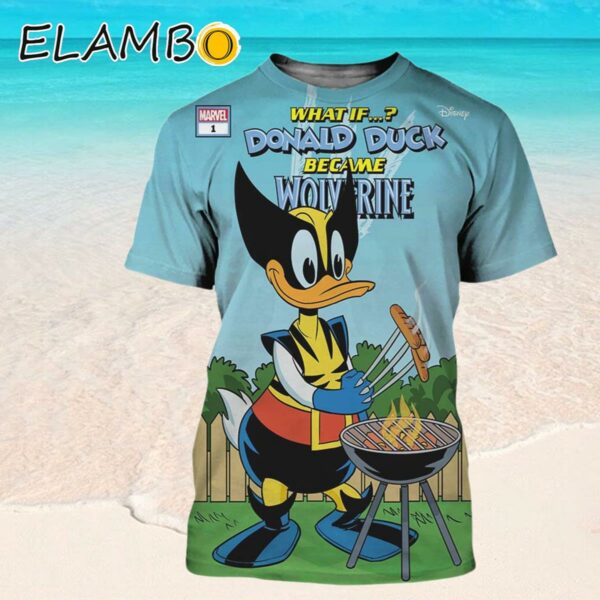 What If Donald Duck Was Wolverine Marvel 3D Shirt Hawaaian Shirt Hawaaian Shirt