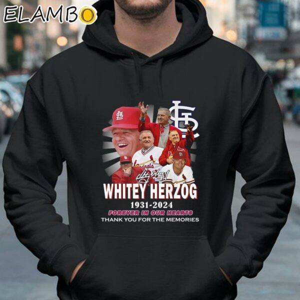 Whitey Herzog 1931 2024 Forever In Our Hearts Thank You For The Memories Shirt Hoodie 37