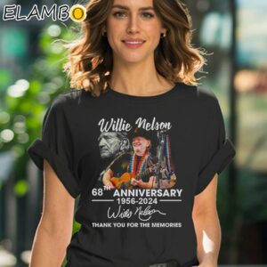 Willie Nelson 68th Anniversary 1956 2024 Thank You For The Memories Shirt Black Shirt 41