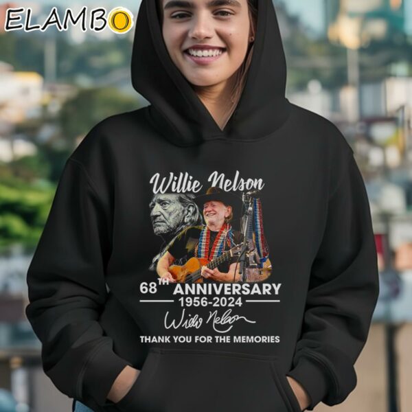 Willie Nelson 68th Anniversary 1956 2024 Thank You For The Memories Shirt Hoodie 12