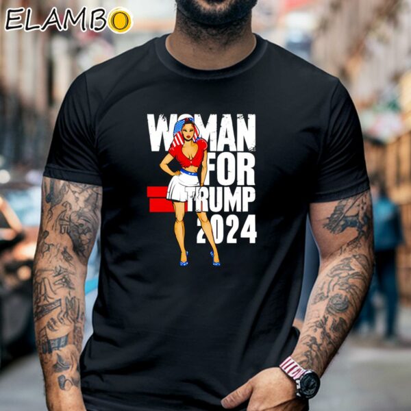 Woman For Donald Trump 2024 America Shirt Black Shirt 6