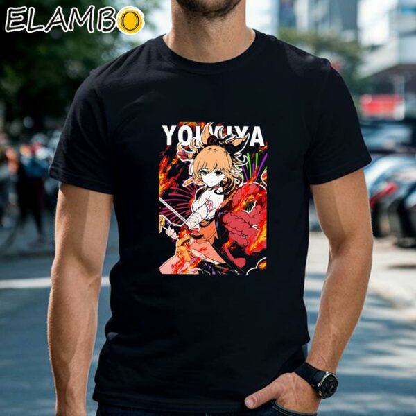 Yoimiya Genshin Impact Shirt Black Shirts Shirt