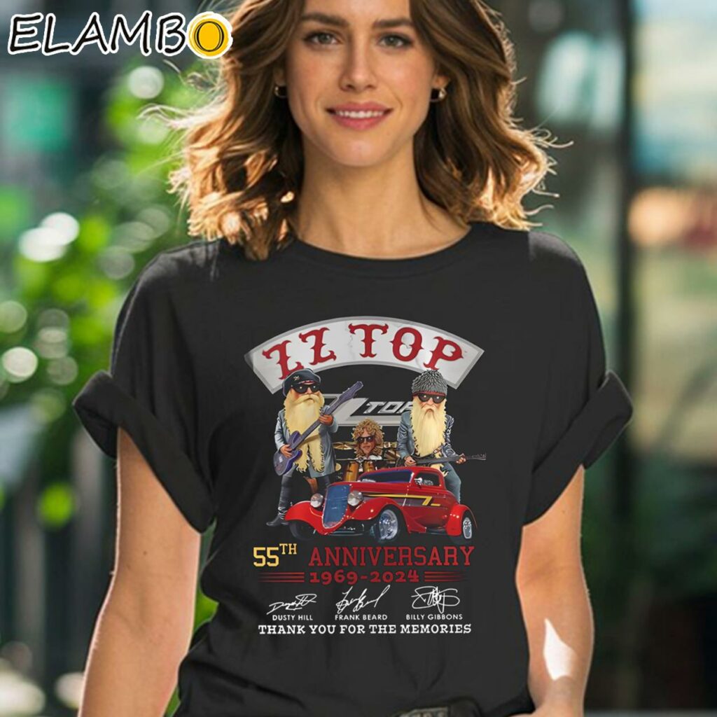 ZZ Top 55th Anniversary Shirt ZZ Top Rock Band Fan Gift