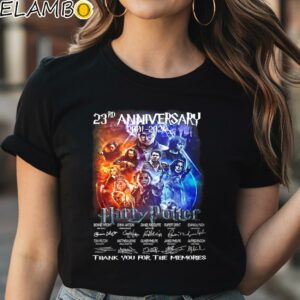 23rd Anniversary 2001 2024 Harry Potter Thank You For The Memories T Shirt Black Shirt Shirt