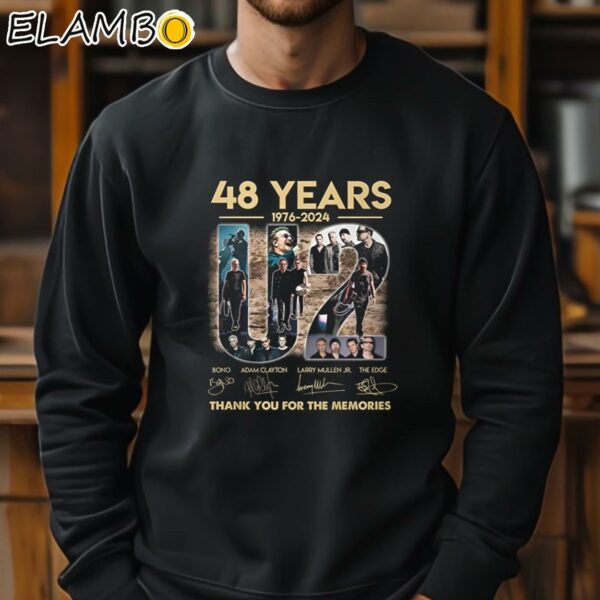 48 Years 1976 2024 U2 Thank You For The Memories Shirt Sweatshirt 11