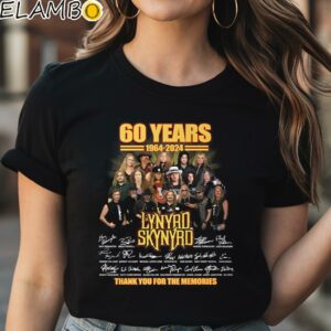 60 Years 1964 2024 Lynyrd Skynyrd Thank You For The Memories T Shirt Black Shirt Shirt