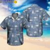 90s Blue And White Fishing Hawaiian Shirt Hawaiian Hawaiian