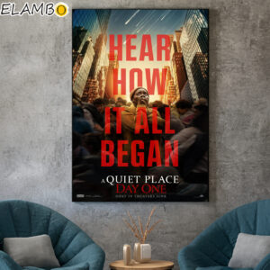 A Quiet Place Day One Movie Poster Canvas