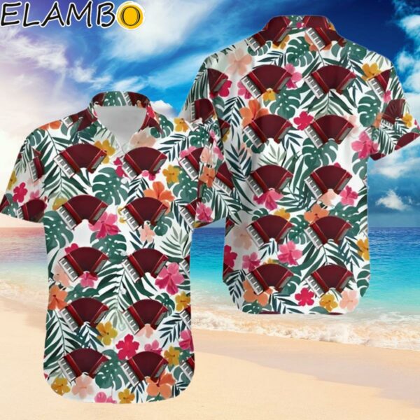 Accordion Tropical Hawaiian Shirt Hawaiian Hawaiian