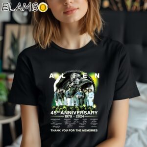 Ailen 45th Anniversary 1979 2024 Thank You For The Memories Shirt Black Shirt Shirt