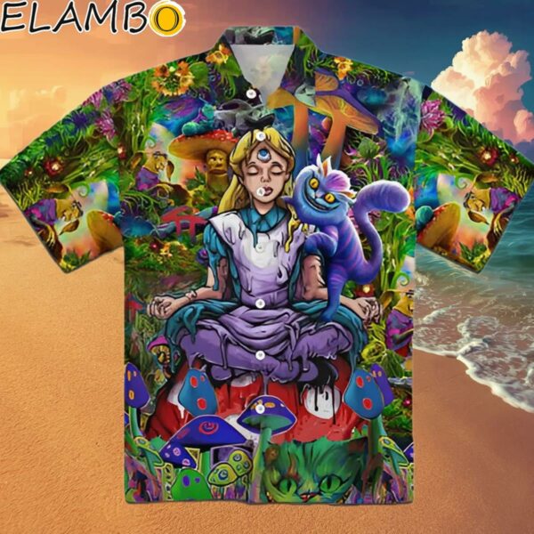 Alice in Wonderland Hawaiian Print Shirt Hawaaian Shirt Hawaaian Shirt