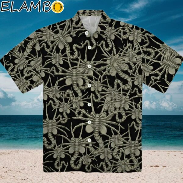 Alien Face Hugger Hawaiian Shirt Aloha Shirt Aloha Shirt