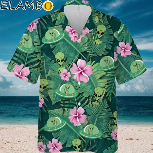 Alien Ufo Hippie Tropical Hawaiian Shirt Aloha Shirt Aloha Shirt