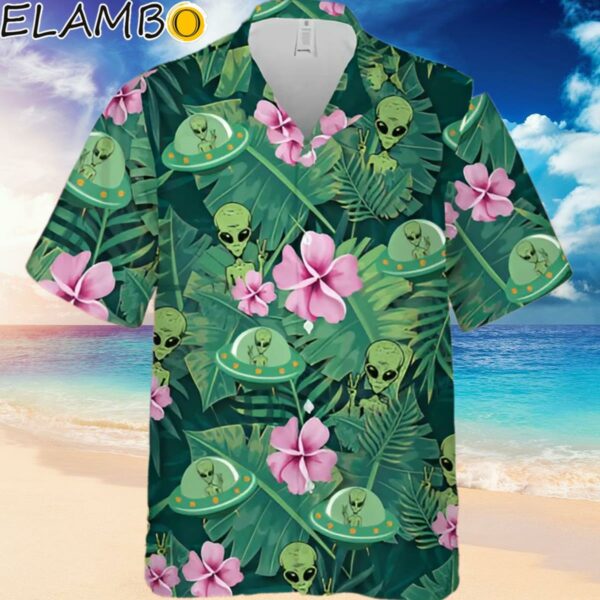 Alien Ufo Hippie Tropical Hawaiian Shirt Hawaiian Hawaiian