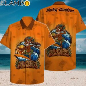 Aloha Tiki Surfing Hawaiian Shirt Harley Davidson Hawaiian Shirt Aloha Shirt Aloha Shirt