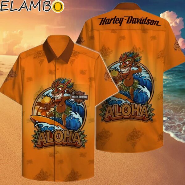 Aloha Tiki Surfing Hawaiian Shirt Harley Davidson Hawaiian Shirt Hawaaian Shirt Hawaaian Shirt