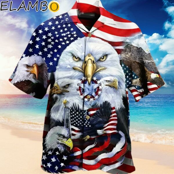 American Eagle US Flag Hawaiian Shirt Hawaiian Hawaiian