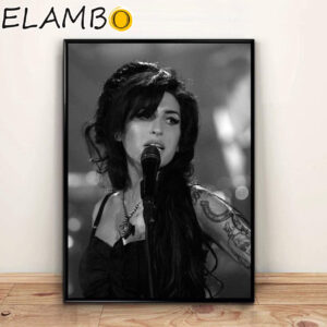 Amy Winehouse Music Poster Canvas Home Decor Wall Art